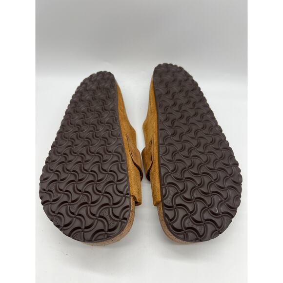 Birkenstock Kyoto Mink Nubuck Suede Leather Slides Men's Size 12 - Picture 13 of 16